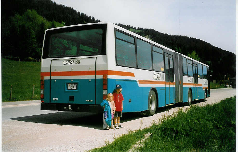 (023'103) - GFM Fribourg - Nr. 129/FR 459 - Volvo/Hess am 1. Juni 1998 beim Schwarzsee