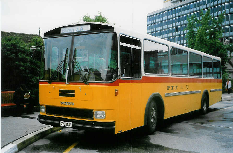 (023'114) - Steiner, Messen - SO 20'181 - Volvo/Hess am 3. Juni 1998 in Bern, Postautostation