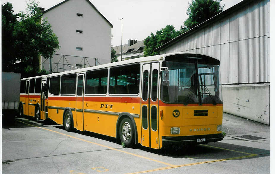 (023'119) - PTT-Regie - P 24'241 - Saurer/Tscher am 3. Juni 1998 in Bern, Automobilwerksttte