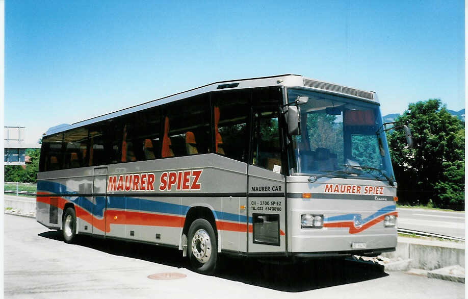(024'106) - Maurer, Spiez - BE 55'479 - Mercedes/Padane am 12. Juli 1998 in Spiez, Restaurant Bren