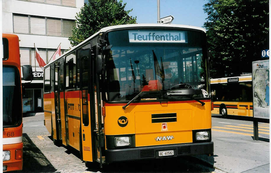 (025'204) - Burri, Teuffenthal - BE 60'582 - NAW/R&J am 11. August 1998 beim Bahnhof Thun