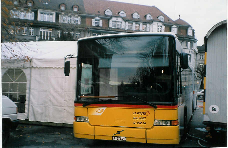 (027'933) - PTT-Regie - P 27'733 - Volvo/Hess am 18. November 1998 in Thun, Aarefeld (150 Jahre Bundesstaat)