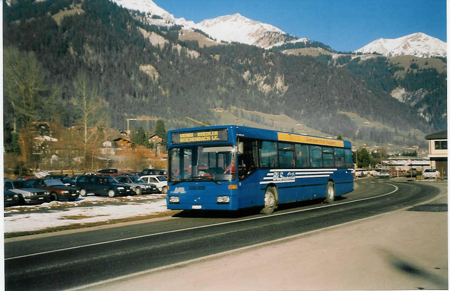(028'503) - AFA Adelboden - Nr. 3/BE 26'703 - Mercedes am 30. Dezember 1998 beim Bahnhof Frutigen
