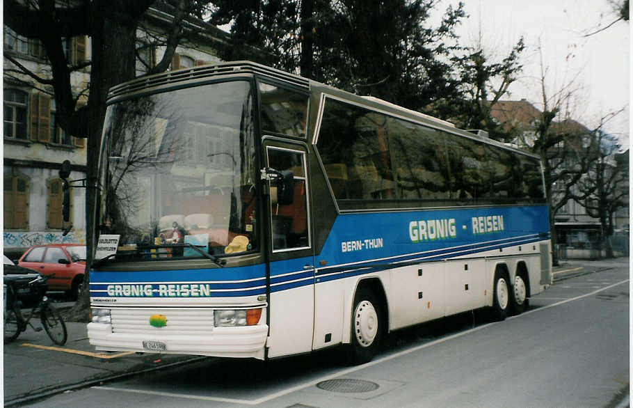 (028'831) - Grnig, Bern - BE 246'598 - Drgmller am 10. Januar 1999 in Thun, Aarefeld