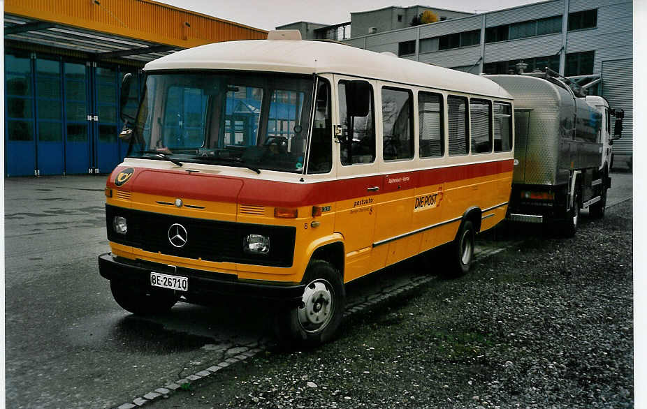(030'830) - Geiger, Adelboden - Nr. 6/BE 26'710 - Mercedes am 11. April 1999 in Uetendorf, Allmend