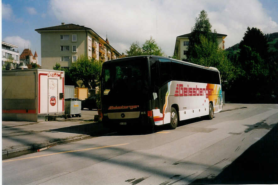 (031'517) - Geissberger, Zrich - ZH 12'222 - Mercedes am 16. Mai 1999 in Thun, Aarefeld
