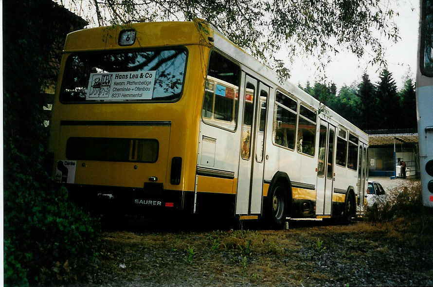 (032'307) - VBSH Schaffhausen - Nr. 21 - Saurer/Hess am 26. Juni 1999 in Btzberg, Heiniger