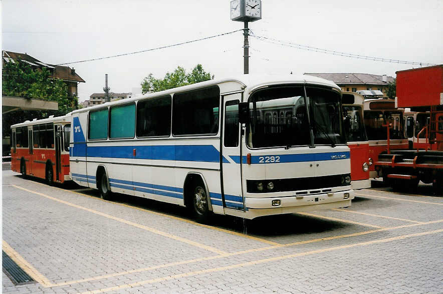 (033'419) - TL Lausanne - Nr. 2292 - Volvo am 7. Juli 1999 in Lausanne, Dpt Borde
