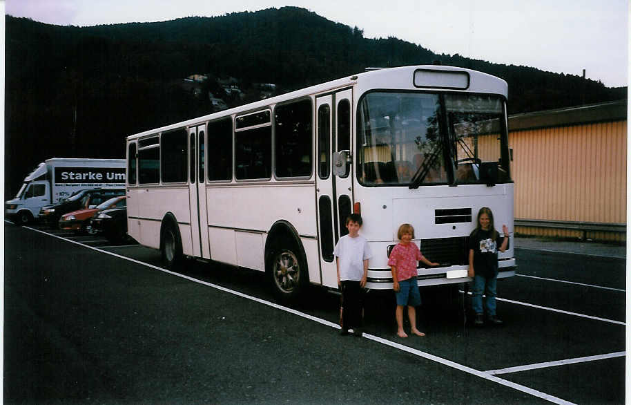 (034'624) - Bus+Taxi-Zentrale, Interlaken - BE 539'231 - FBW/R&J (ex ATGH Heiligenschwendi Nr. 1) am 16. Juli 1999 in Thun, Seestrasse