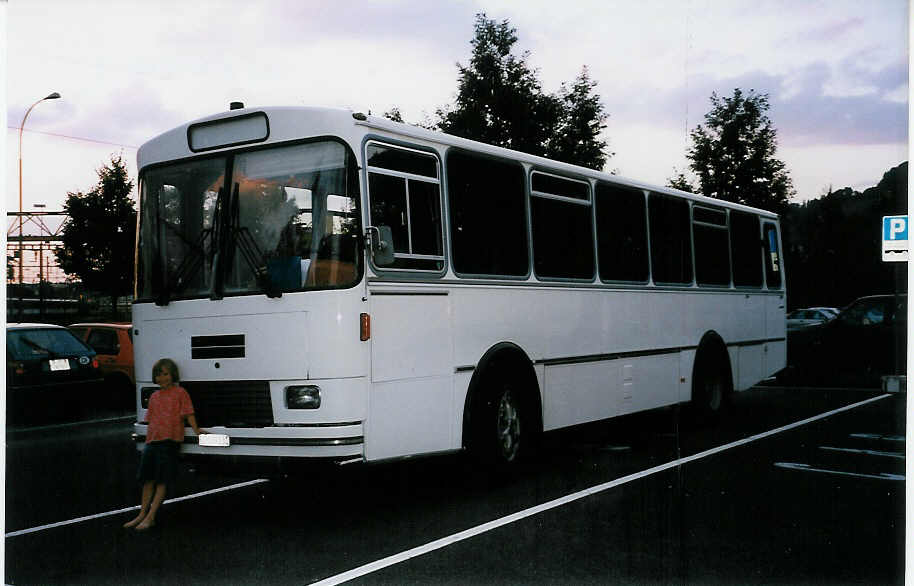 (034'625) - Bus+Taxi-Zentrale, Interlaken - BE 539'231 - FBW/R&J (ex ATGH Heiligenschwendi Nr. 1) am 16. Juli 1999 in Thun, Seestrasse