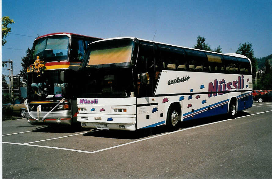 (036'730) - Nssli, Agasul - ZH 68'626 - Neoplan am 11. September 1999 in Thun, Seestrasse
