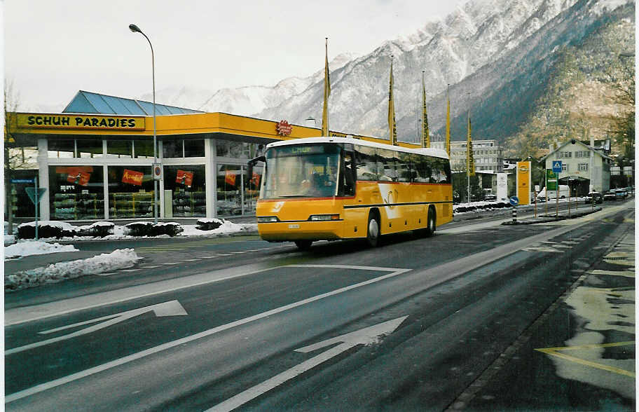 (038'602) - PTT-Regie - P 25'138 - Neoplan am 1. Januar 2000 in Chur, Agip