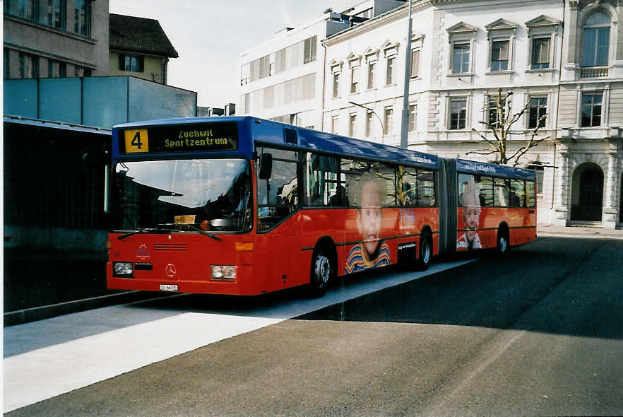 (039'231) - BSU Solothurn - Nr. 58/SO 66'705 - Mercedes am 21. Februar 2000 in Solothurn, Amthausplatz
