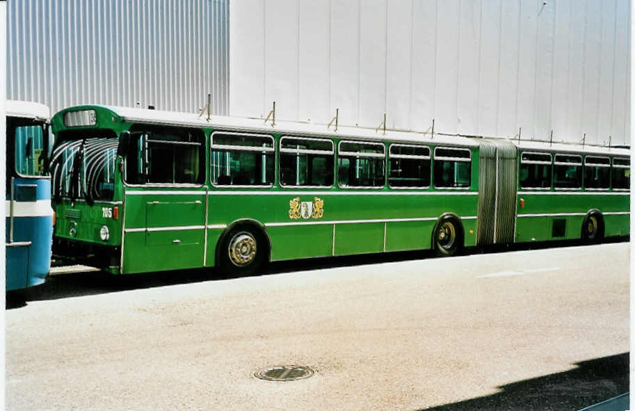 (040'321) - BVB Basel - Nr. 705 - Mercedes am 22. April 2000 in Biel, BTR