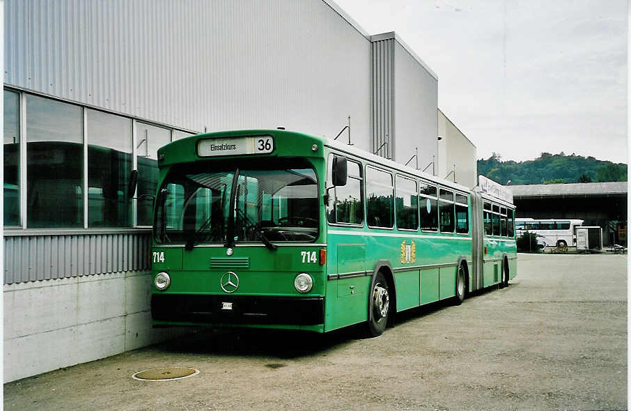 (043'107) - BVB Basel - Nr. 714 - Mercedes/FHS am 6. September 2000 in Biel, BTR
