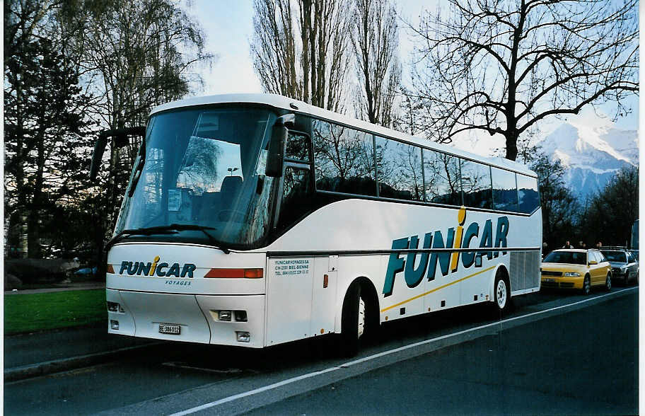 (045'530) - Funi-Car, Biel - Nr. 12/BE 386'012 - Bova am 31. Mrz 2001 in Thun, Lachen