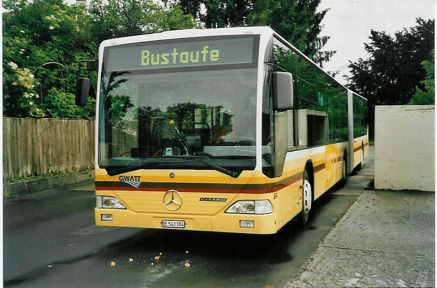 (047'006) - STI Thun - Nr. 84/BE 543'384 - Mercedes am 9. Juni 2001 in Thun, Garage