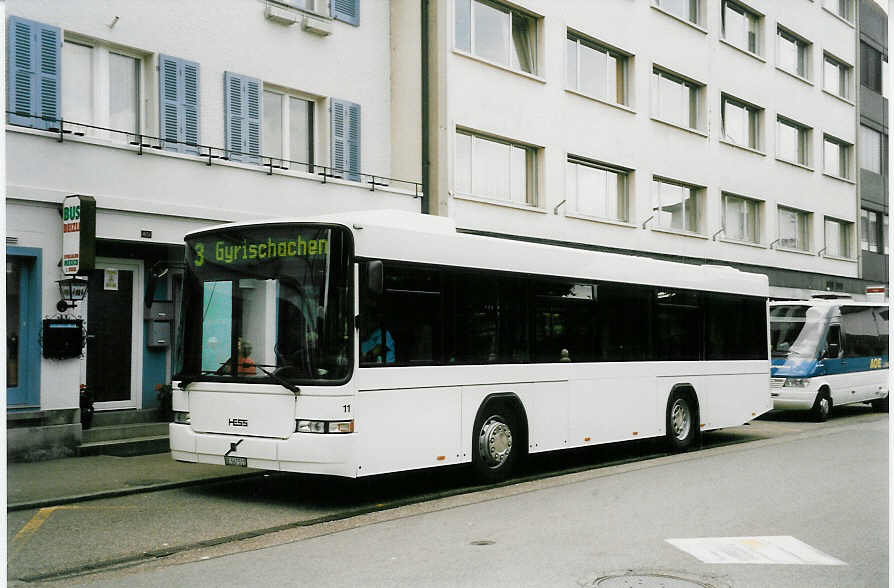 (047'619) - AAGK Koppigen - Nr. 11/BE 567'511 - Volvo/Hess am 9. Juli 2001 beim Bahnhof Burgdorf