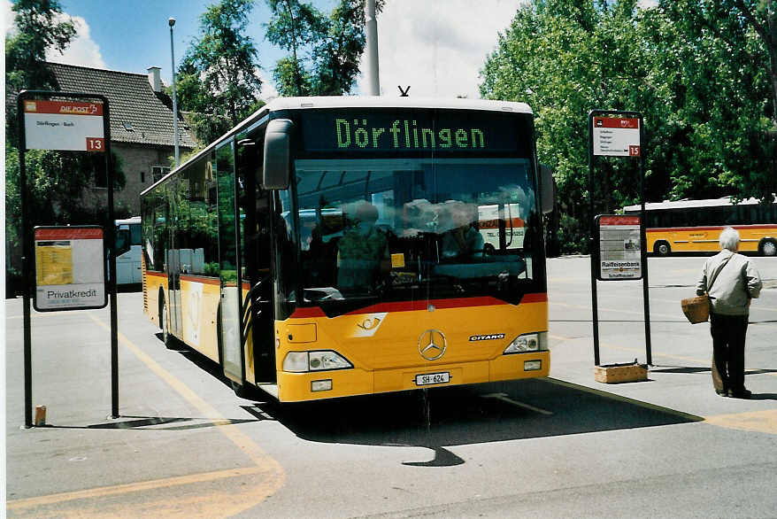 (047'909) - Rattin, Schaffhausen - Nr. 24/SH 624 - Mercedes am 12. Juli 2001 in Schaffhausen, Bushof