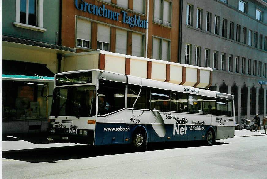(049'501) - BGU Grenchen - Nr. 14/SO 104'010 - Mercedes 25. August 2001 in Grenchen, Postplatz