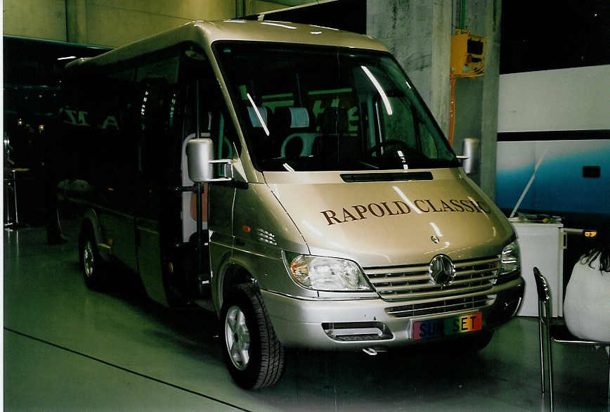 (051'631) - Rapold, Neuhausen - Mercedes am 19. Januar 2002 in Bern, Ferienmesse