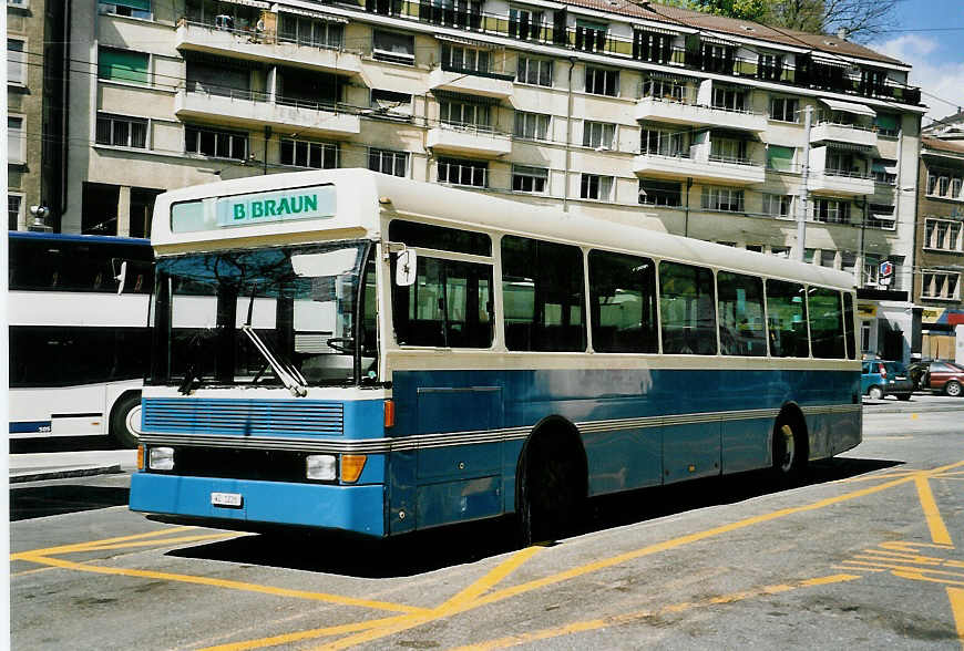 (053'113) - Braun, Lausanne - VD 1226 - Mercedes/Alusuisse-Hess (ex Gasser, Epalinges; ex Gowa, Luzern Nr. 30) am 19. April 2002 in Lausanne, Tunnel