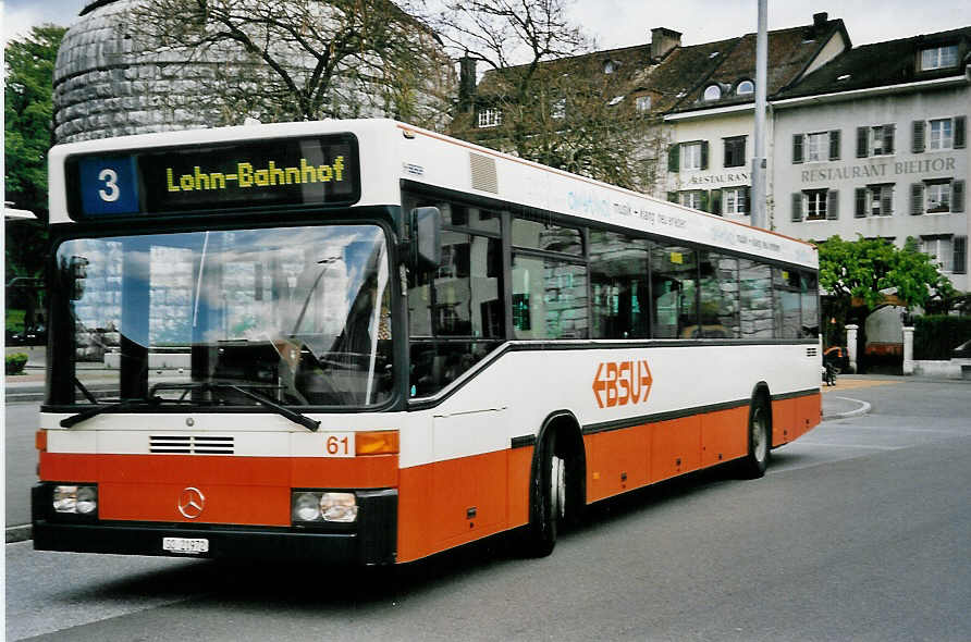 (053'232) - BSU Solothurn - Nr. 61/SO 21'972 - Mercedes am 27. April 2002 in Solothurn, Amthausplatz