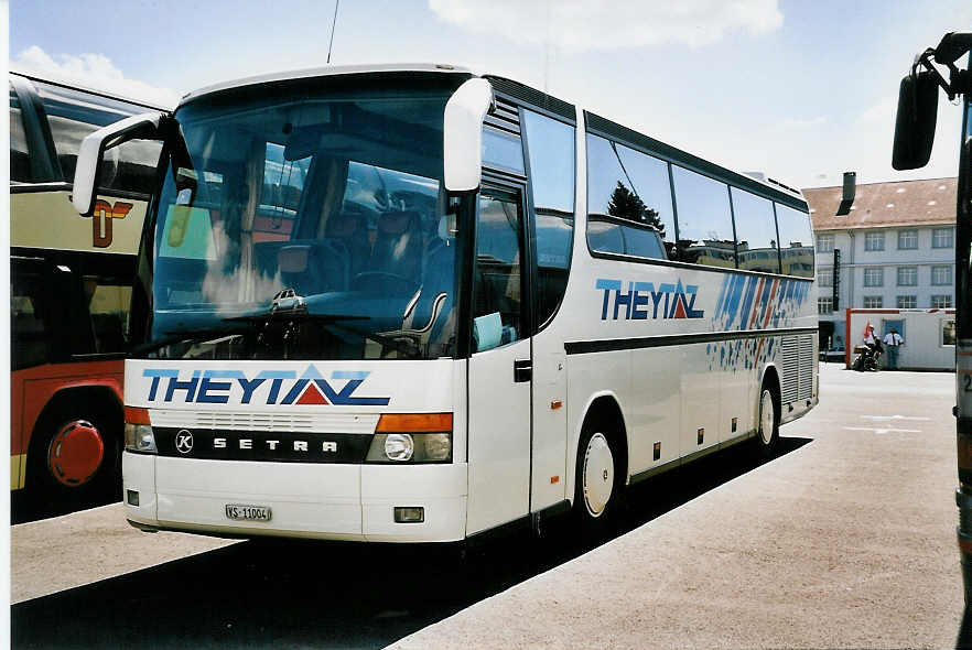 (053'507) - Theytaz, Sion - VS 11'004 - Setra am 20. Mai 2002 in Biel, Terminal B