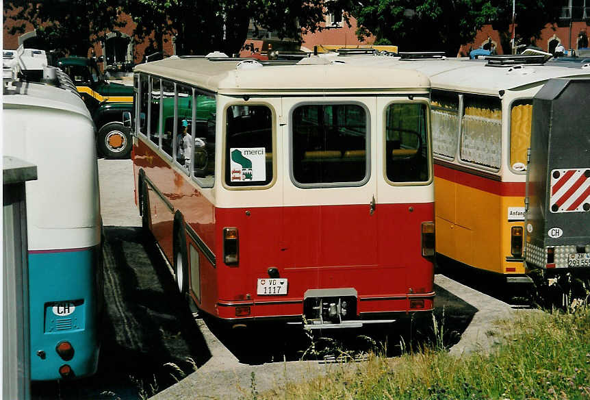 (054'019) - BVB Bex - Nr. 2/VD 1117 - Saurer/Hess am 22. Juni 2002 in Aigle, Saurertreffen
