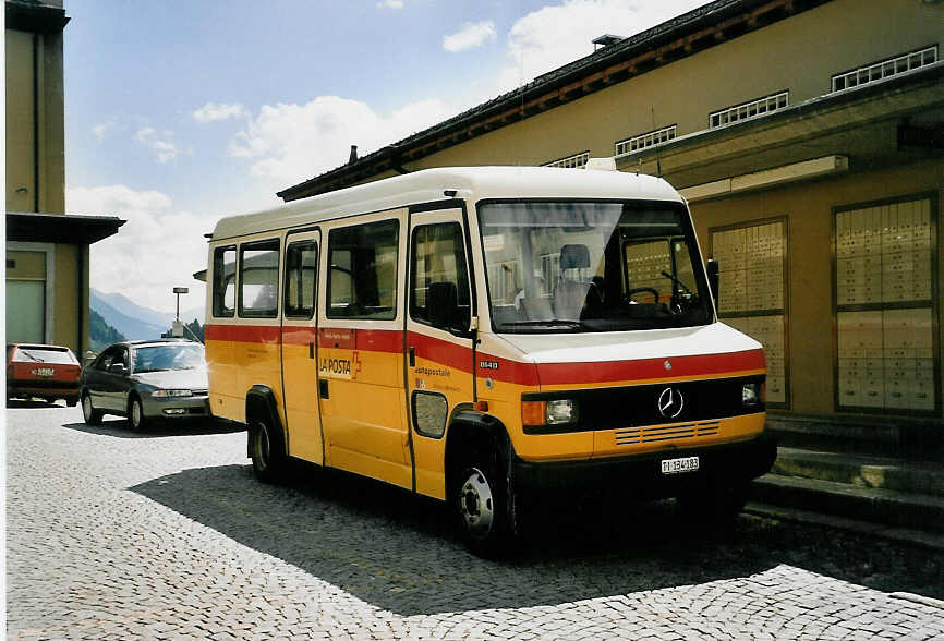 (054'532) - Marchetti, Airolo - TI 134'183 - Mercedes am 22. Juli 2002 in Airolo, Post