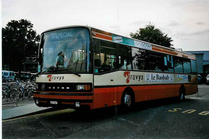 (055'527) - TRAVYS Yverdon - VD 1126 - Setra (ex TPYG Yverdon) am 25. August 2002 in Yverdon, Expo.02