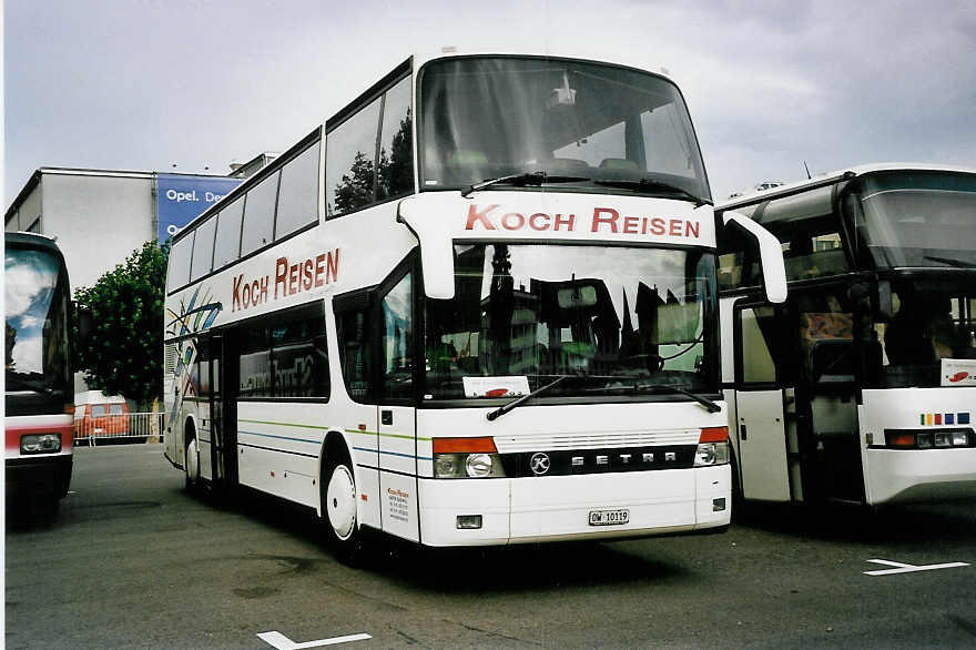 (055'828) - Koch, Giswil - OW 10'119 - Setra am 31. August 2002 in Biel, Terminal B