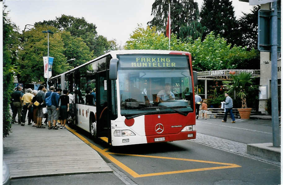 (055'913) - TPF Fribourg - Nr. 584/FR 300'392 - Mercedes am 31. August 2002 in Murten, Carterminal