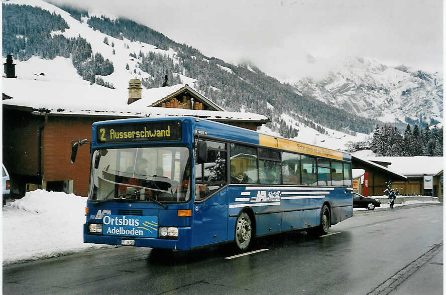 (058'624) - AFA Adelboden - Nr. 3/BE 26'703 - Mercedes am 26. Januar 2003 in Adelboden, Mhleport