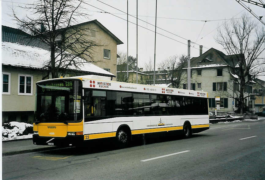 (058'818) - VBSH Schaffhausen - Nr. 23/SH 38'023 - Volvo/Hess am 20. Februar 2003 in Schaffhausen, Ebnat