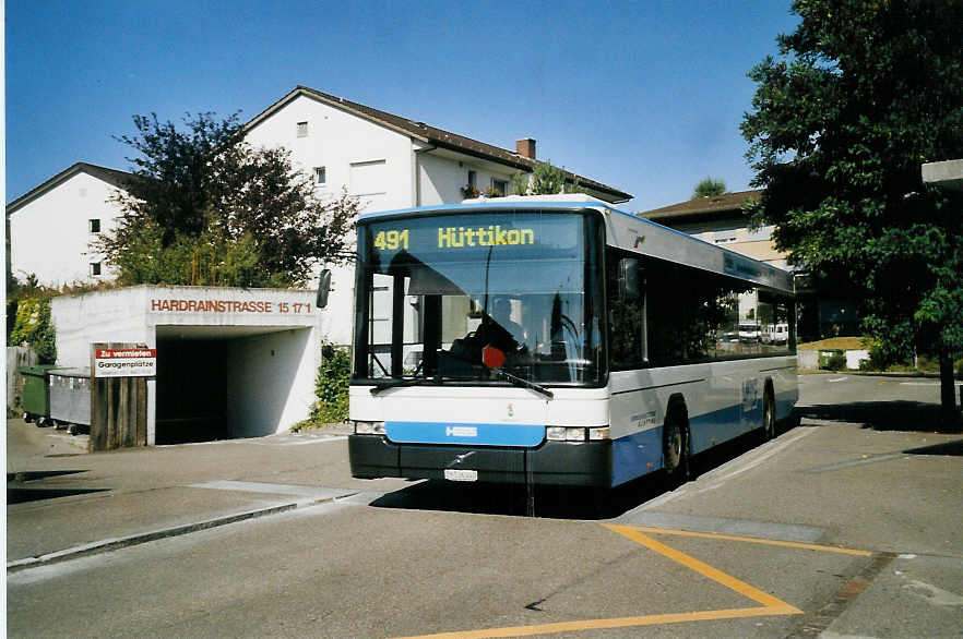 (061'627) - VBRF Regensdorf - Nr. 1/ZH 536'440 - Volvo/Hess am 19. Juli 2003 beim Bahnhof Regensdorf