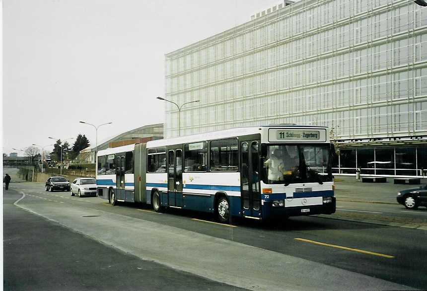 (065'728) - ZVB Zug - Nr. 72/ZG 46'072 - Mercedes/Hess am 28. Februar 2004 in Zug, Aabachstrasse