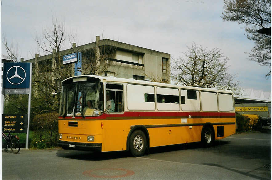 (066'436) - Segessenmann, Burgistein - BE 164'763 - Saurer/Tscher (ex P 24'229) am 16. April 2004 in Thun, Garage STI