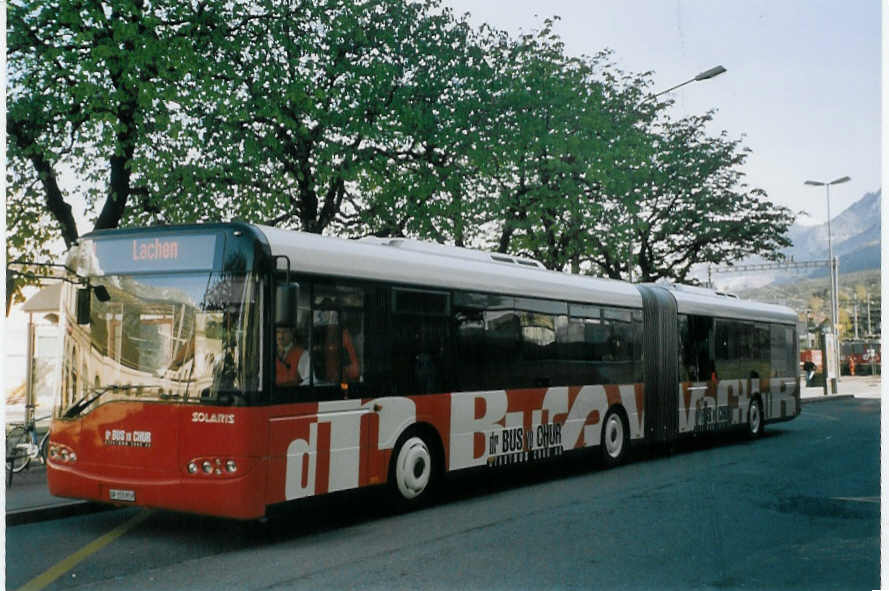 (066'616) - SBC Chur - Nr. 59/GR 155'859 - Solaris am 20. April 2004 beim Bahnhof Chur
