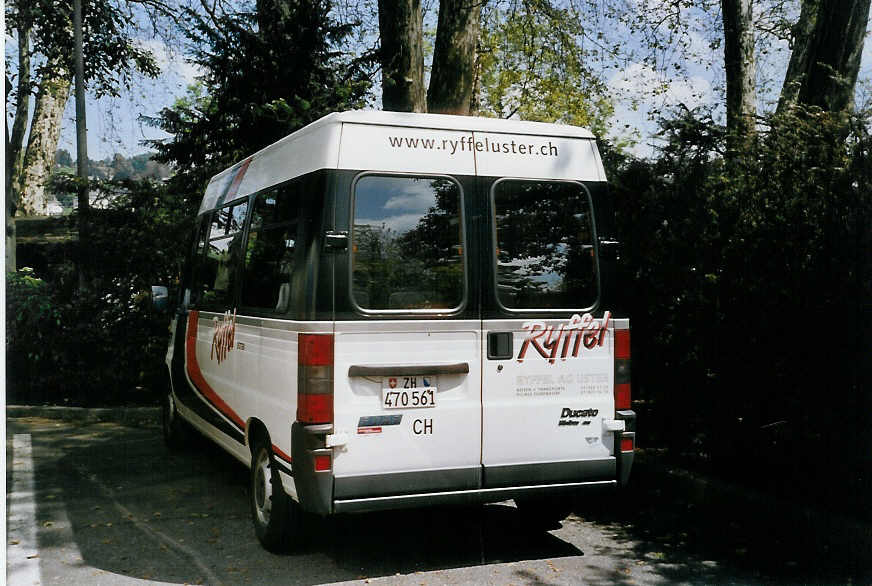(067'805) - Ryffel, Uster - ZH 470'561 - Fiat am 23. Mai 2004 in Luzern, Carparkplatz