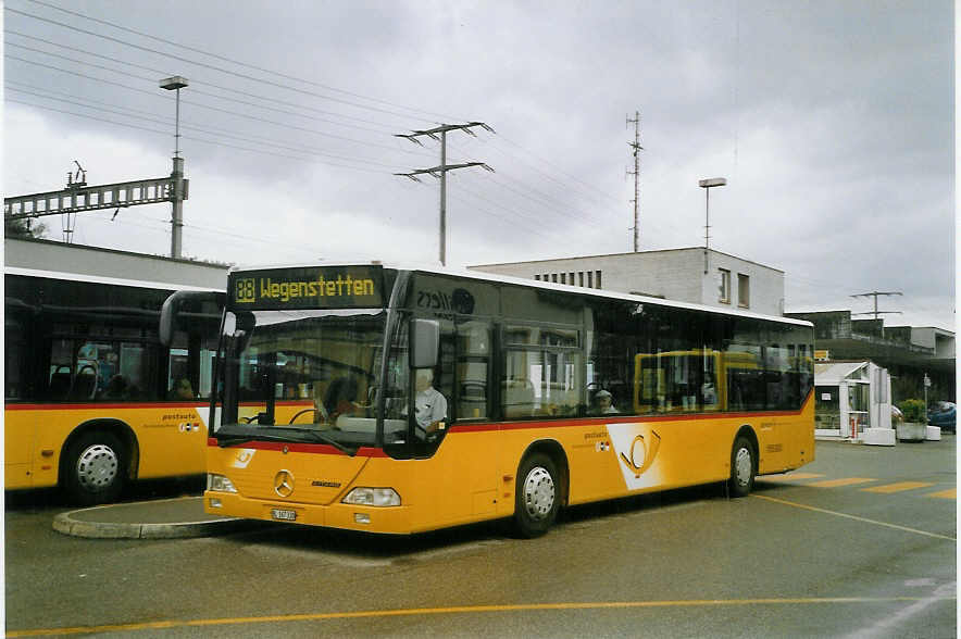 (069'235) - PostAuto Nordwestschweiz - BL 167'330 - Mercedes (ex P 25'226) am 10. Juli 2004 beim Bahnhof Rheinfelden