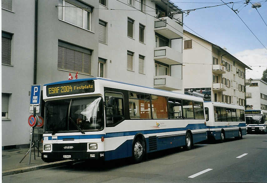 (070'206) - ZVB Zug - Nr. 94/ZG 54'614 - NAW/Hess am 21. August 2004 in Luzern, Allmend
