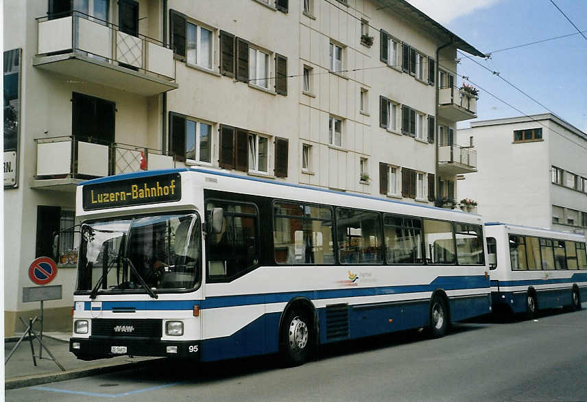 (070'208) - ZVB Zug - Nr. 95/ZG 54'615 - NAW/Hess am 21. August 2004 in Luzern, Allmend