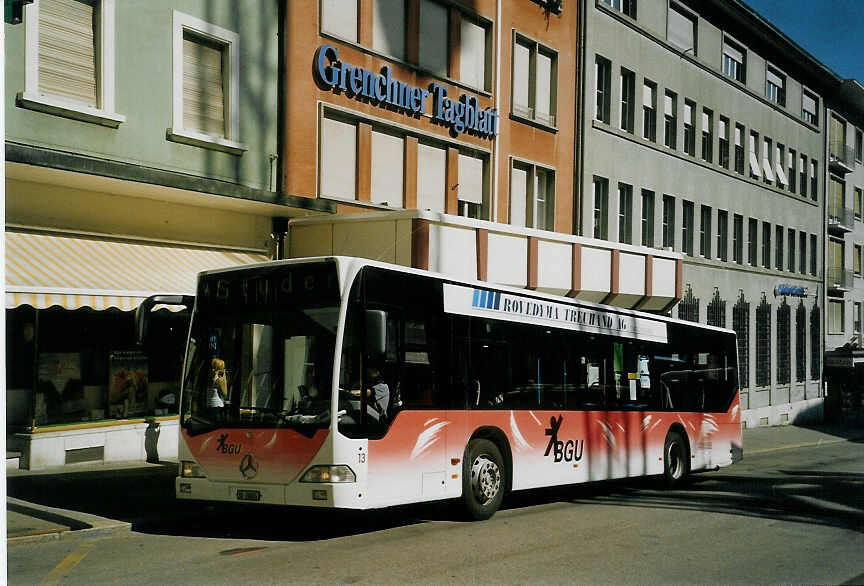 (070'531) - BGU Grenchen - Nr. 13/SO 20'824 - Mercedes am 28. August 2004 in Grenchen, Postplatz
