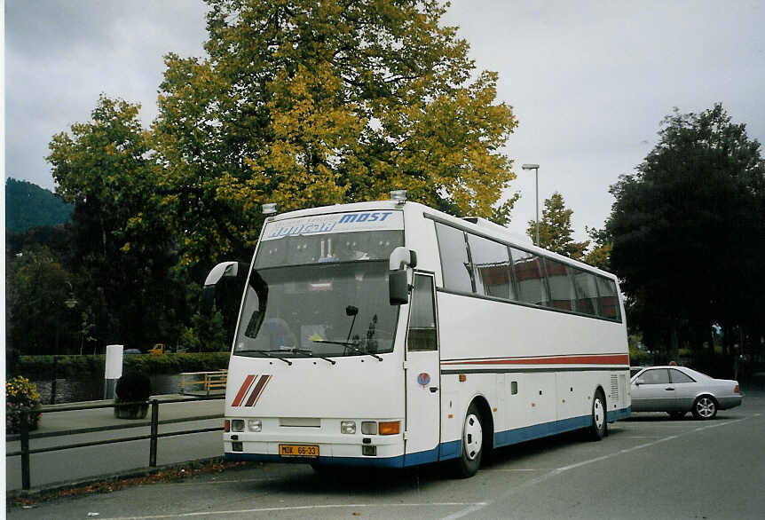 (071'302) - Aus der Tschechoslowakei: Roncar, Most - MOK-66-33 - ??? am 26. September 2004 in Thun, CarTerminal