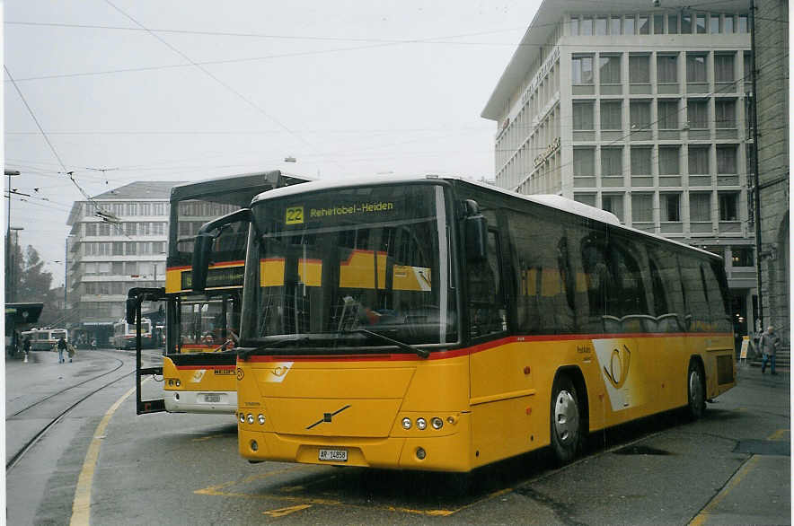 (072'027) - PostAuto St. Gallen-Appenzell - AR 14'858 - Volvo am 11. Oktober 2004 beim Bahnhof St. Gallen