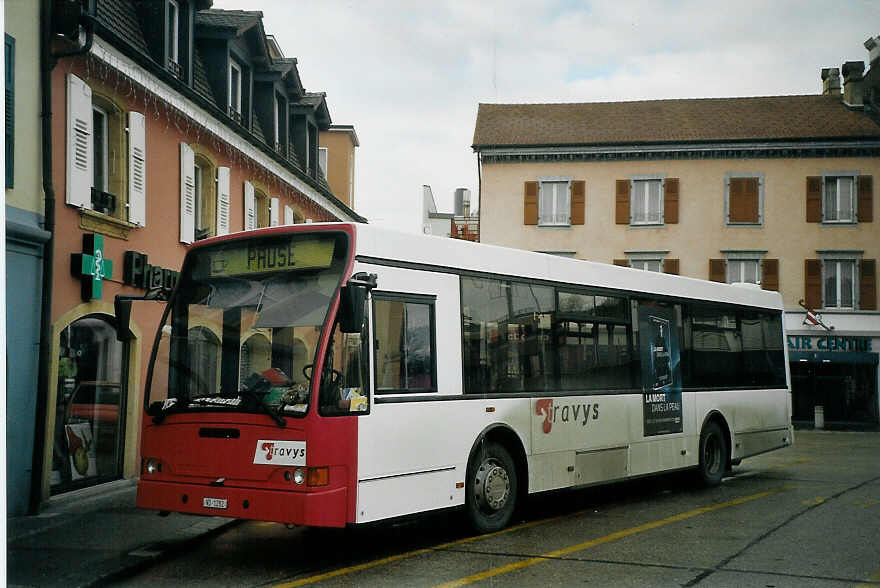 (073'612) - TRAVYS Yverdon - VD 1282 - Volvo/Berkhof (ex TPYG Yverdon) am 1. Januar 2005 in Yverdon, Bel-Air
