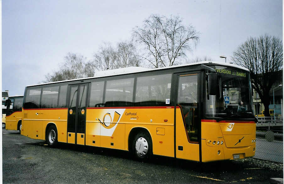 (074'604) - CarPostal Vaud-Fribourg - VD 538'345 - Volvo am 12. Februar 2005 in Yverdon, Garage