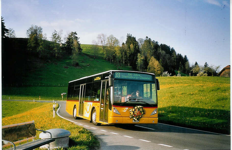 (076'430) - Burri, Teuffenthal - BE 60'582 - Van Hool am 1. Mai 2005 in Homberg, Gappen