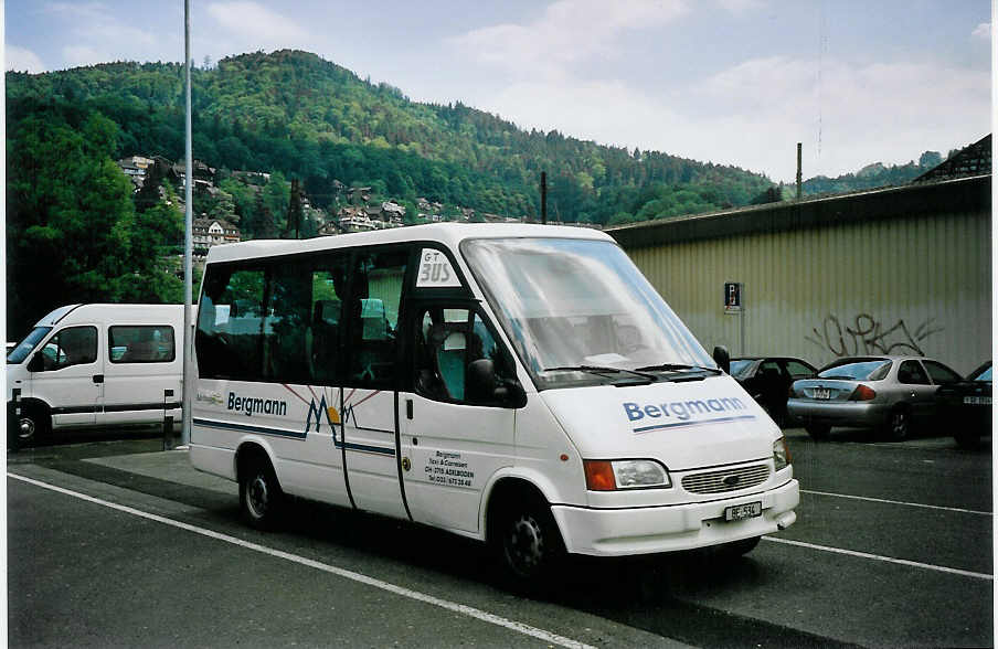 (076'801) - Bergmann, Adelboden - BE 534 - Ford am 28. Mai 2005 in Thun, Seestrasse